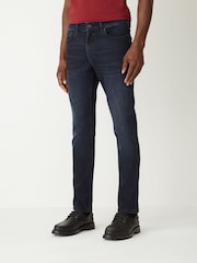 BOSS Blue Slim Fit Delaware Stretch Jeans - Image 1 of 5