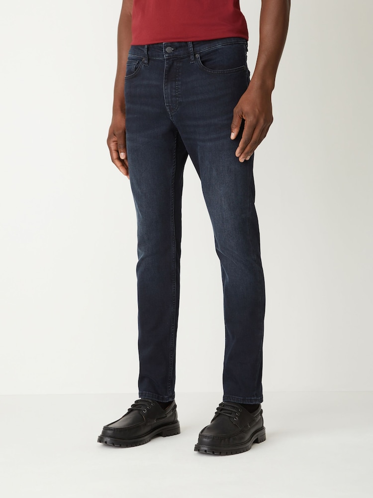 BOSS Blue Slim Fit Delaware Stretch Jeans - Image 1 of 5
