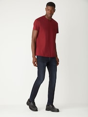 BOSS Blue Slim Fit Delaware Stretch Jeans - Image 3 of 5