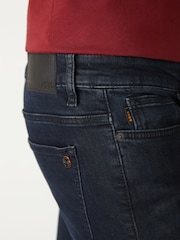 BOSS Blue Slim Fit Delaware Stretch Jeans - Image 4 of 5