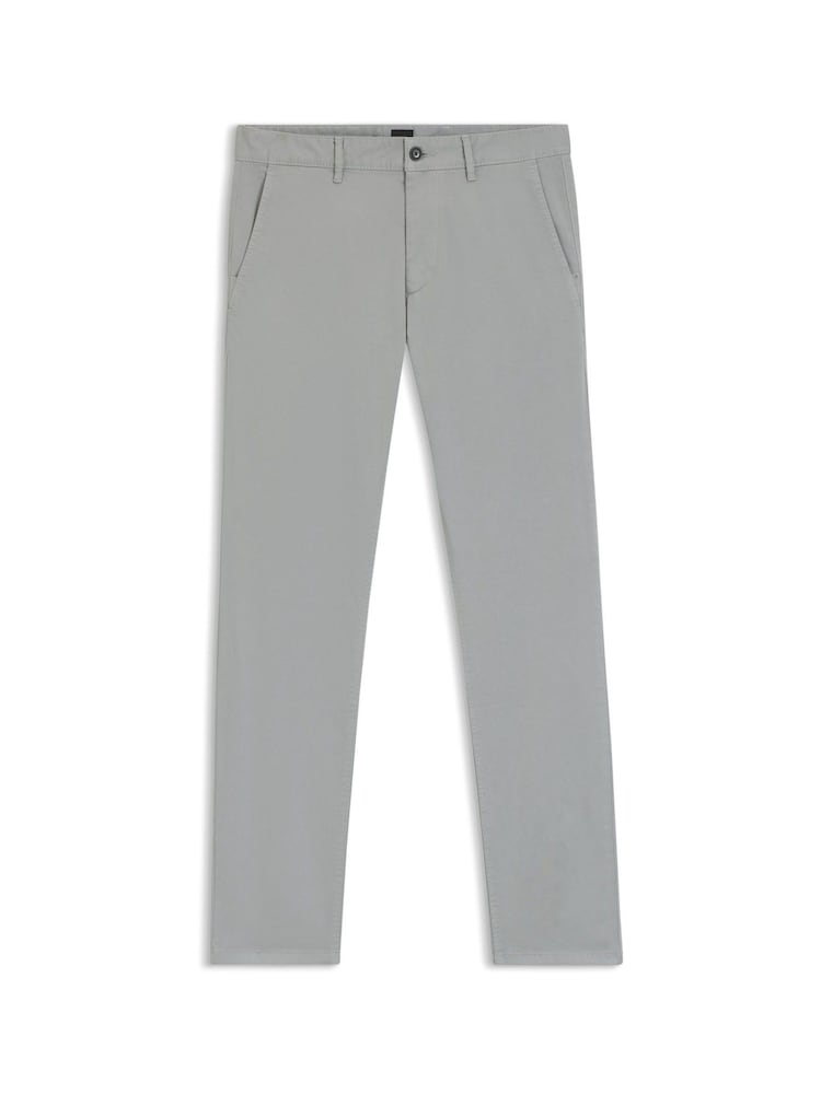 BOSS Silver Slim Fit Chino Trousers - Image 1 of 1