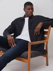 BOSS Black Locky Button Through Overshirt - Image 2 of 5