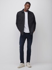 BOSS Black Locky Button Through Overshirt - Image 4 of 5