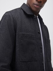 BOSS Black Locky Button Through Overshirt - Image 5 of 5