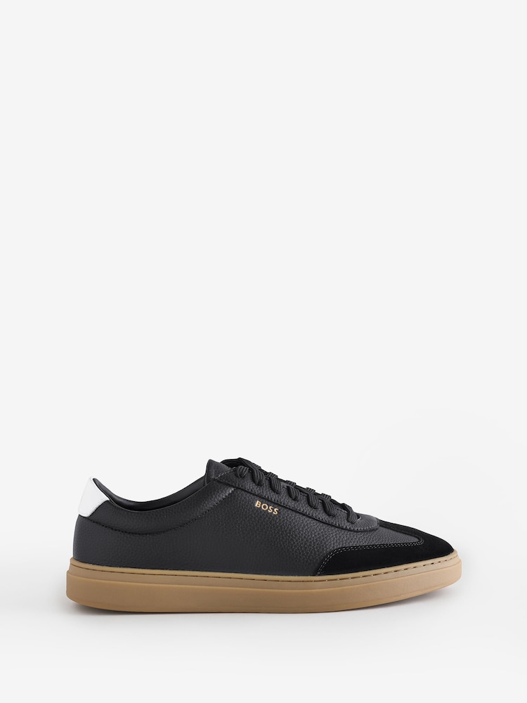BOSS Grey Kieran Trainers - Image 1 of 1