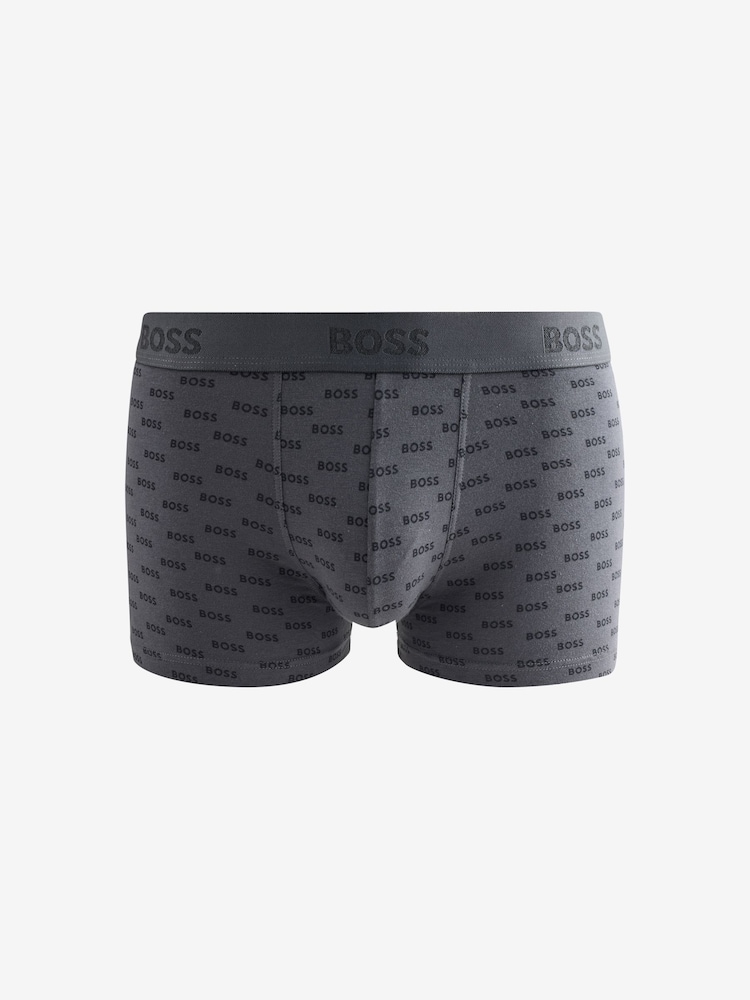 BOSS Black Logo Boxers Trunks 3 Pack - Image 4 of 4