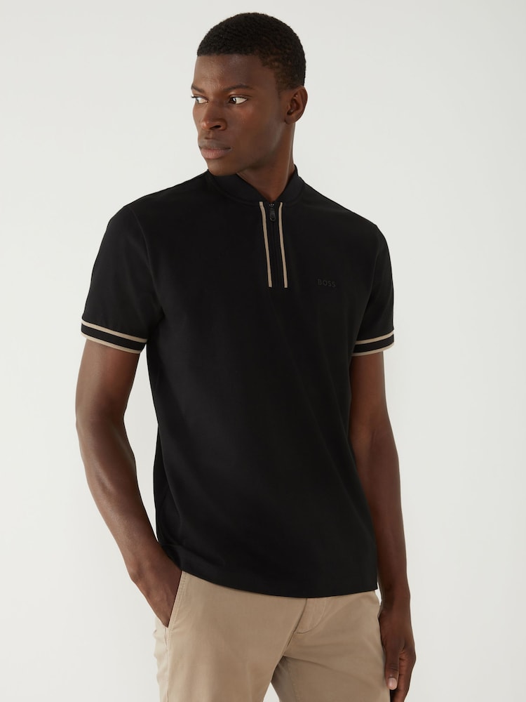 BOSS Black Pariq Polo Shirt - Image 1 of 5