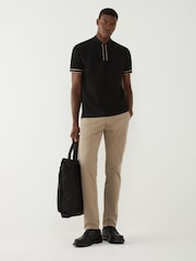 BOSS Black Pariq Polo Shirt - Image 2 of 5