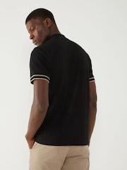 BOSS Black Pariq Polo Shirt - Image 3 of 5