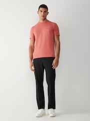 BOSS Pink Light Regular Fit Logo T-Shirt - Image 3 of 5