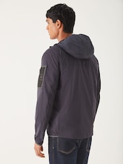 BOSS Blue Tech Light Weight Hooded Jacket - Image 3 of 4