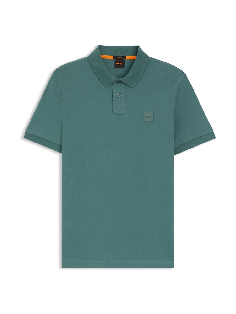 BOSS Green Slim Fit Passenger Box Logo Polo Shirt - Image 1 of 1 BOSS Green Slim Fit Passenger Box Logo Polo Shirt - Image 1 of 1