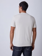 BOSS White Regular Fit Logo T-Shirt - Image 3 of 5