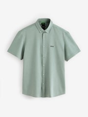 BOSS Green Regular Fit Motion Short Sleeve Shirt - Image 1 of 1