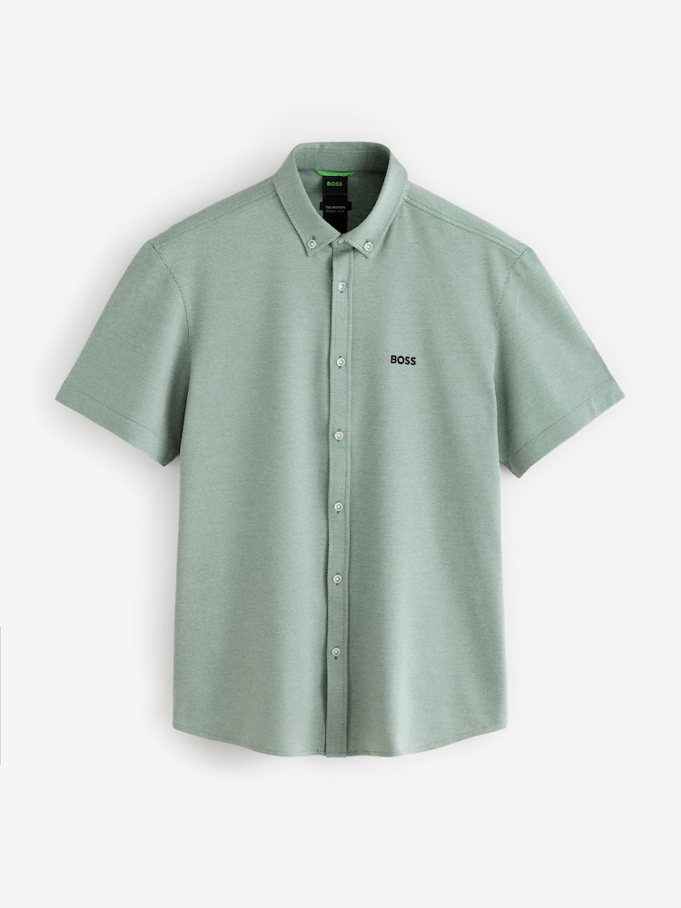 BOSS Green Regular Fit Motion Short Sleeve Shirt - Image 1 of 1
