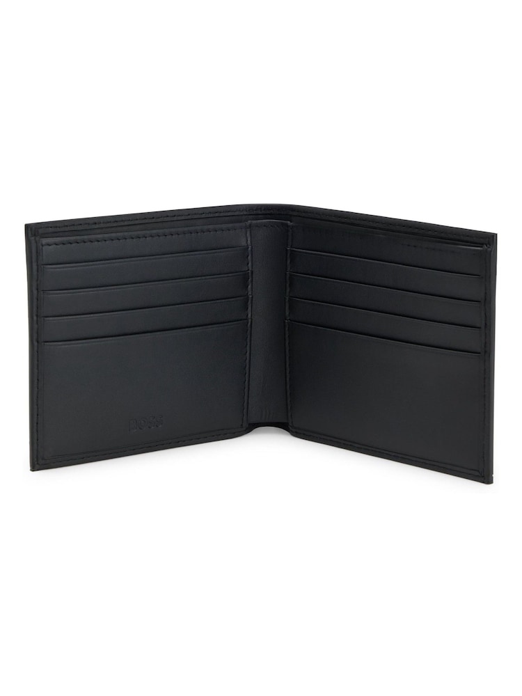 BOSS Black Randy Signature Logo Billfold Wallet - Image 2 of 2