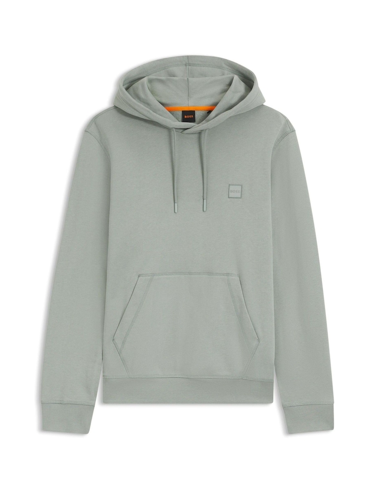 BOSS Green Regular-Fit Wetalk Logo Hoodie - Image 1 of 1 BOSS Green Regular-Fit Wetalk Logo Hoodie - Image 1 of 1