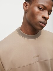 BOSS Brown Relaxed Fit Logo T-Shirt - Image 4 of 4