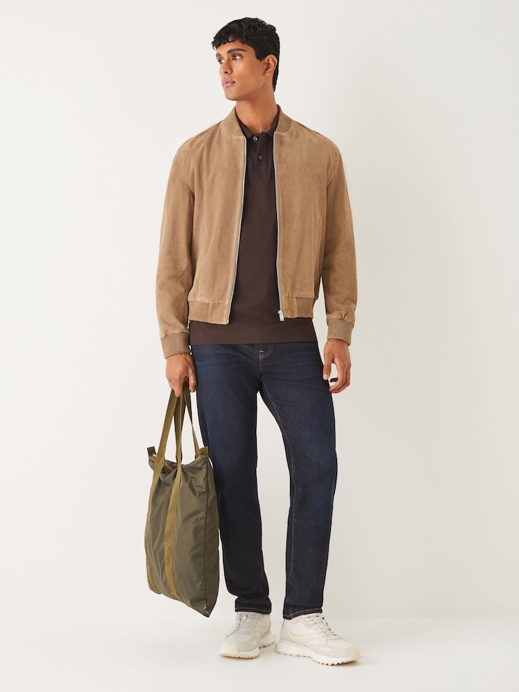 BOSS Brown Muller Suede Jacket - Image 1 of 4 BOSS Brown Muller Suede Jacket - Image 1 of 4