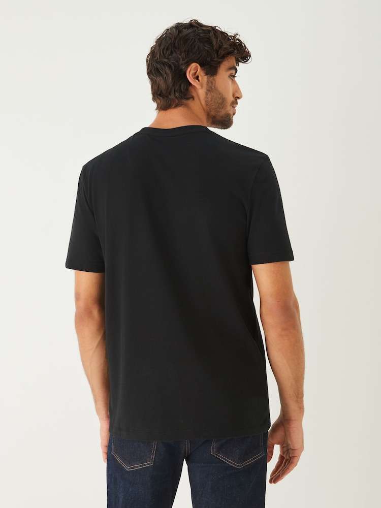 BOSS Black Regular Fit Graphic Logo T-Shirt - Image 2 of 4