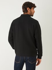 أسود - BOSS Relaxed Fit Logo Polo Shirt - صورة 2 من 5