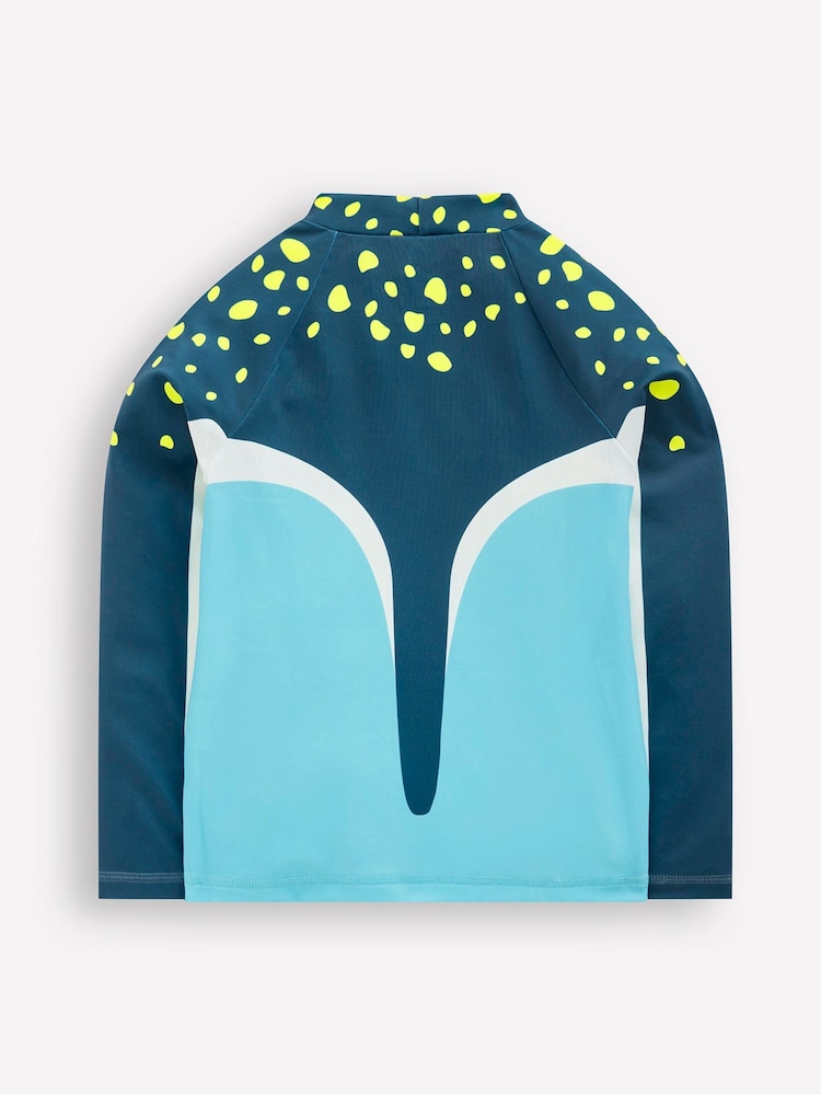 Boden Blue Sun Safe Fun Rash Vest - Image 2 of 3
