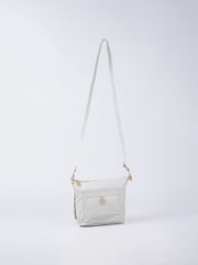 Lakeland Leather White Cartmel Cross-Body Bag - Image 6 of 7