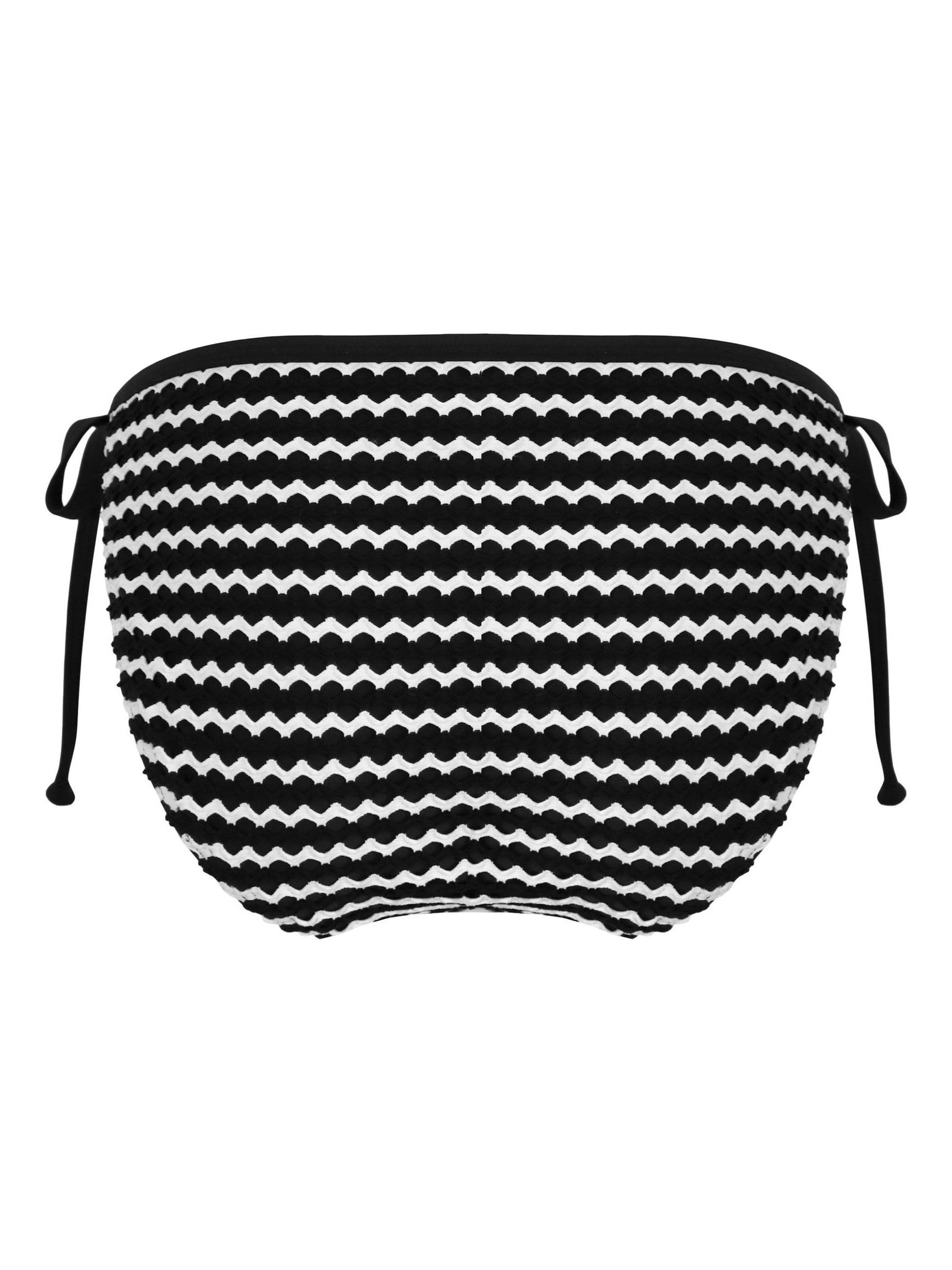 Buy Pour Moi Black Sun City Crochet Tie Side Bikini Briefs from