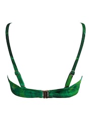 Pour Moi Green Non Padded Cabana Non Padded Underwired Bikini Top - Image 4 of 4