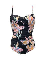 Pour Moi Black Santa Monica Tall Strapless Tummy Control Swimsuit - Image 3 of 4