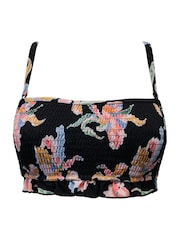 Pour Moi Black Free Spirit Strapless Underwired Bikini Top - Image 3 of 4