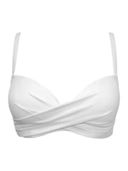 Pour Moi White Free Spirit Lightly Padded U/W Twist Front Bra - Image 3 of 4