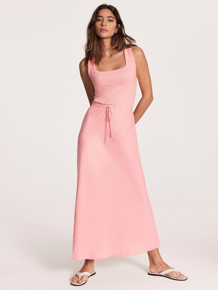 Mint Velvet Pink Maxi Skirt - Image 2 of 7