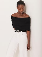 Mint Velvet Sleeveless Knit T-Shirt - Imagen 1 de 8