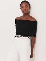 Mint Velvet Sleeveless Knit T-Shirt - Imagen 2 de 8