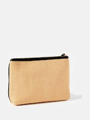 Mint Velvet Natural Embroidered Clutch Bag - Image 3 of 5