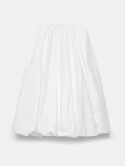 Mint Velvet 100% Cotton Bubble Midi Skirt - Imagen 6 de 8