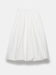 Mint Velvet 100% Cotton Bubble Midi Skirt - Imagen 7 de 8