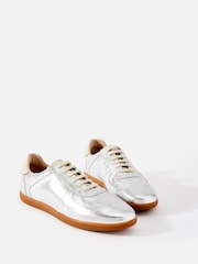 Mint Velvet Mia Leather Trainers - Image 2 of 4