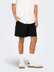 Only & Sons Black Chino Shorts 2 Pack - Image 5 of 5