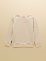 Joules Oatmeal Girls' Embroidered Sweatshirt - Image 2 of 5