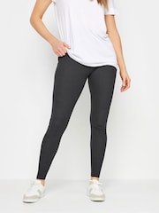 Long Tall Sally Grey Ribbed Leggings - Image 2 of 5