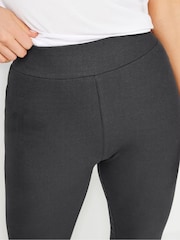 Long Tall Sally Grey Ribbed Leggings - Image 4 of 5