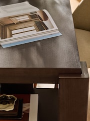 MADE.COM Dark Stained Oak Orin Desk - Image 3 of 5