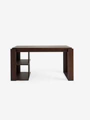 MADE.COM Dark Stained Oak Orin Desk - Image 5 of 5