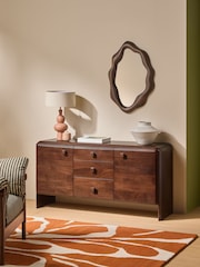 MADE.COM Dark Mango Wood Payton Large Sideboard - Image 1 of 5