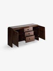 MADE.COM Dark Mango Wood Payton Large Sideboard - Image 7 of 7