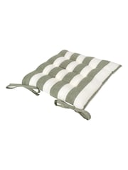 Yard 2 Pack Hayle Striped Cotton Seat Pads - Imagen 5 de 7