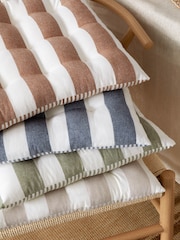 Yard 2 Pack Hayle Striped Cotton Seat Pads - Imagen 7 de 7