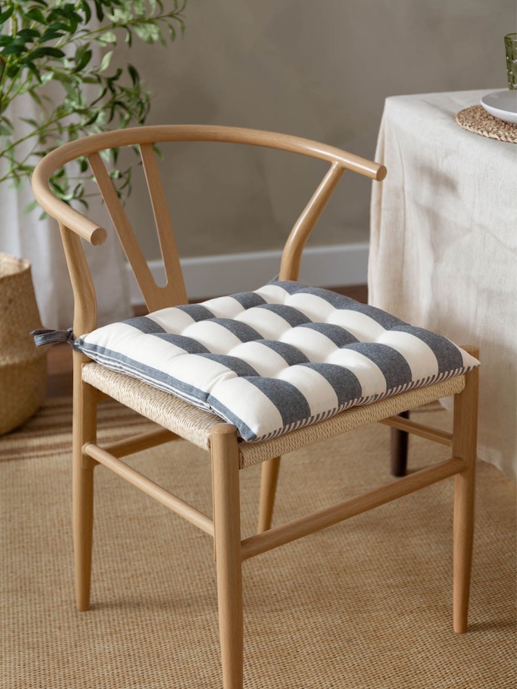 Yard 2 Pack Hayle Striped Cotton Seat Pads - Imagen 1 de 6